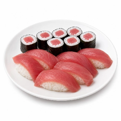 Wegmans Prepared Foods Sushi Yellow Fin Plate