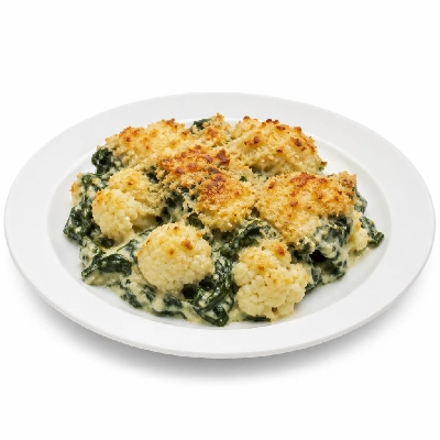 Wegmans Prepared Foods Vegetables Cauliflower & Spinach Gratin