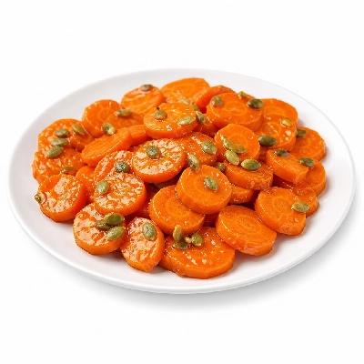Wegmans Prepared Foods Vegetables Cider Glazed Carrots with Pumpkin Seeds