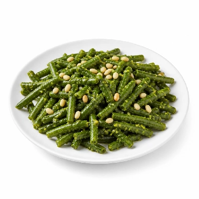Wegmans Prepared Foods Vegetables Green Beans with Pesto & Pine Nuts