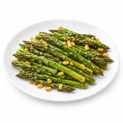 Wegmans Prepared Foods Vegetables Roasted Asparagus & Pine Nuts