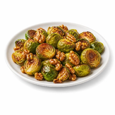 Wegmans Prepared Foods Vegetables Roasted Brussels Sprouts with Honey Glazed Walnuts