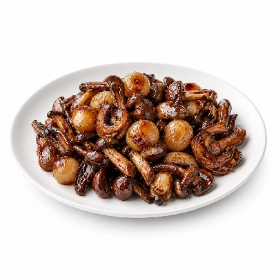 Wegmans Prepared Foods Vegetables Roasted Mushrooms & Balsamic Cipollini Onions