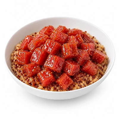 Wegmans Sweet & Spicy Ahi Tuna Poke Bowl with Quinoa Brown Rice
