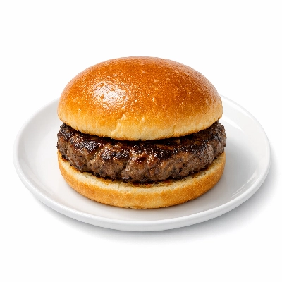 Wendy classic single hamburger no cheese