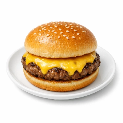Wendy classic single hamburger with cheese