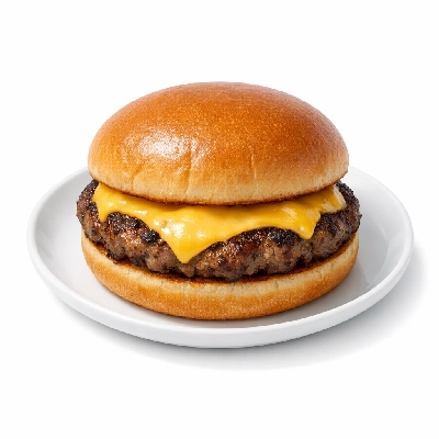 Wendy jr. hamburger with cheese
