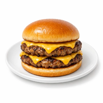 Wendy's double stack with cheese