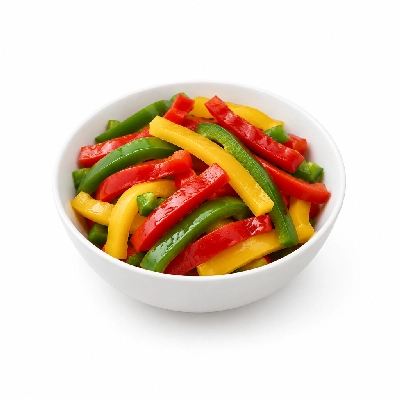 Western Sizzlin Cold Buffet Salad Bar Bell Pepper 0.25 Inch