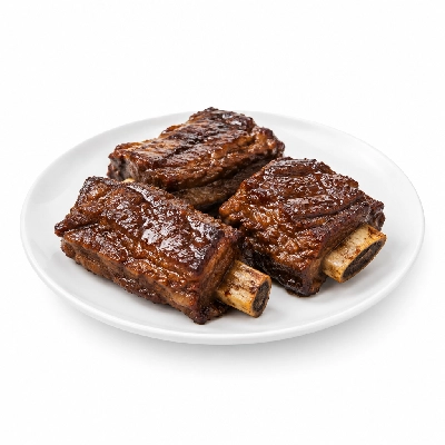 Western Sizzlin Hot Buffet Meat Pork Seafood Chicken Beef Short Ribs without BBQ Sauce