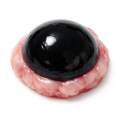 Whale beluga eyes raw by Alaska Native