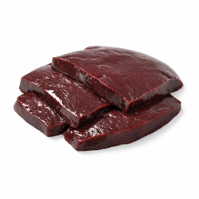 Whale beluga liver raw by Alaska Native