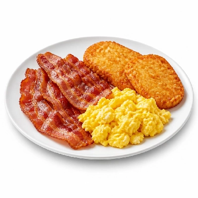 Whataburger Breakfast Platter with Bacon Meal
