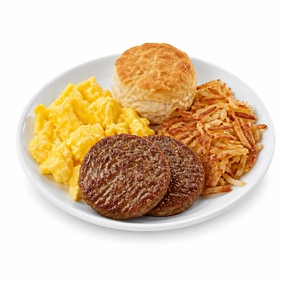Whataburger Breakfast Platter with Sausage Meal