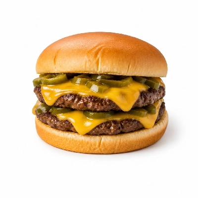 Whataburger Green Chile Double Jr.