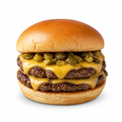 Whataburger Green Chile Double Meal