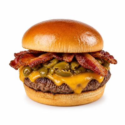 Whataburger Hatch Green Chile Bacon Burger