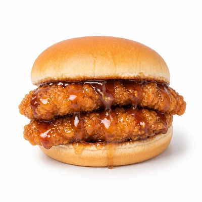 Whataburger Honey BBQ Chicken Strip Sandwich Jr.
