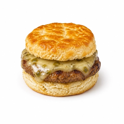 Whataburger Jalapeno Cheese Sausage Biscuit