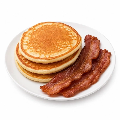 Whataburger Pancake Platter with Bacon