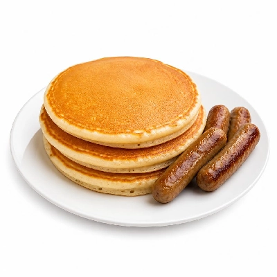 Whataburger Pancake Platter with Sausage