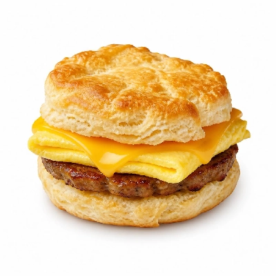 Whataburger Sausage Egg and Cheese Biscuit