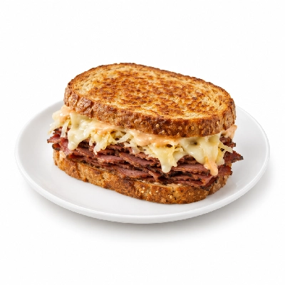 Which Wich Beef Large Reuben Double Meat
