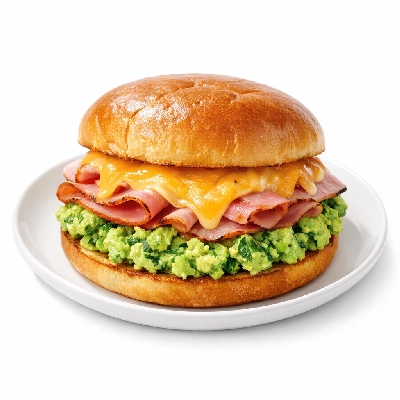 Which Wich Breakfast Large Green Eggs & Ham
