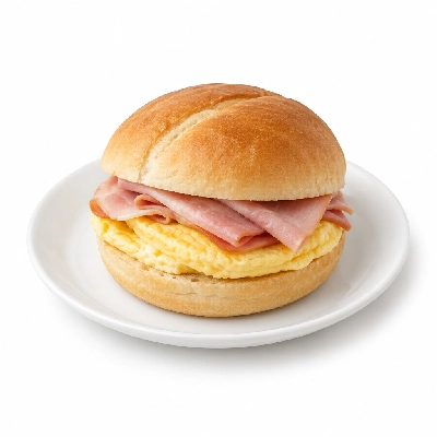 Which Wich Breakfast Large Green Eggs & Ham Double Meat