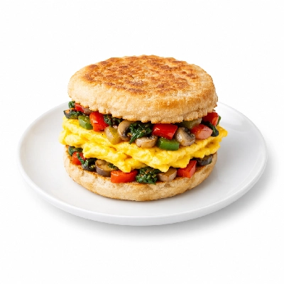 Which Wich Breakfast Large Veggies & Egg Double