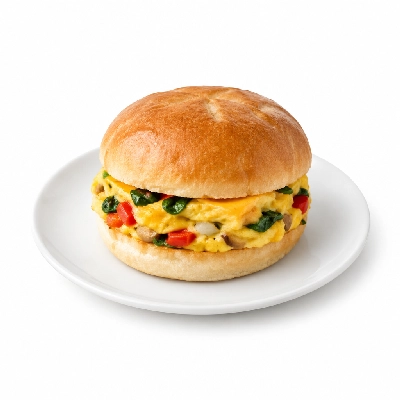 Which Wich Breakfast Small Veggies & Egg Double