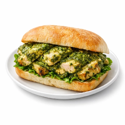 Which Wich Chicken Small Pesto