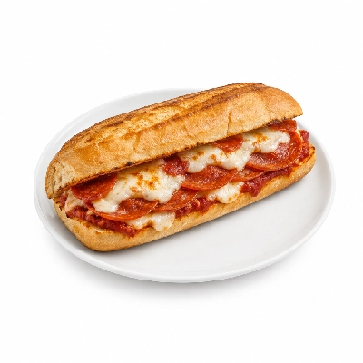 Which Wich Italian Large Pepperoni Pizzawich Double Meat