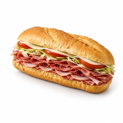 Which Wich Italian Medium Grinder Double Meat