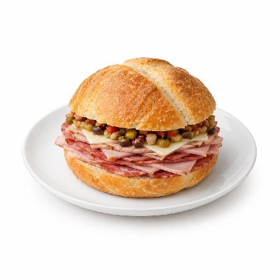 Which Wich Italian Small Muffuletta Double Meat
