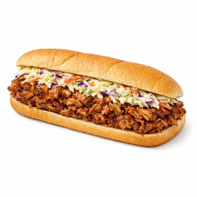 Which Wich Large BBQ Pork & Slaw Double Meat