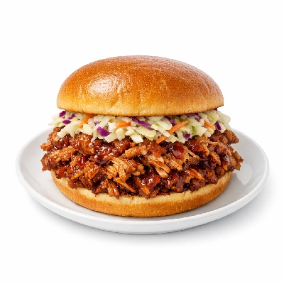 Which Wich Medium BBQ Pork & Slaw Double Meat