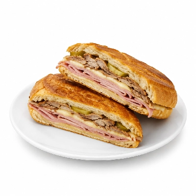 Which Wich Medium The Cuban Double Meat
