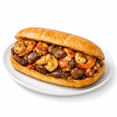 Which Wich Seafood Medium Surf & Turf