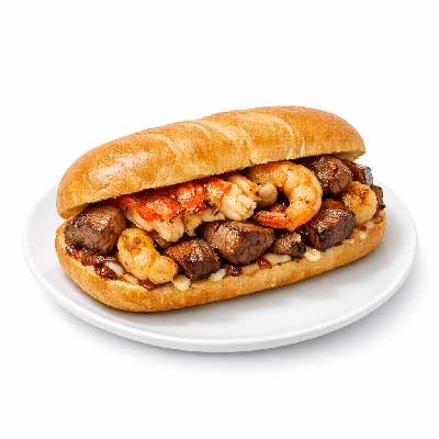 Which Wich Seafood Small Surf & Turf