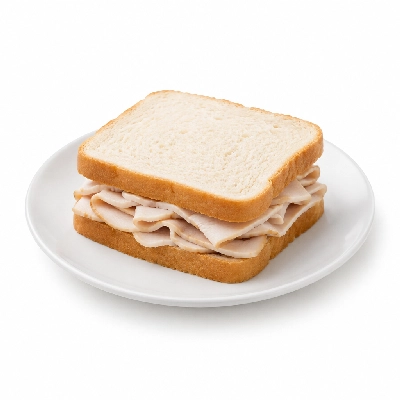 Which Wich Turkey on White Bread Super