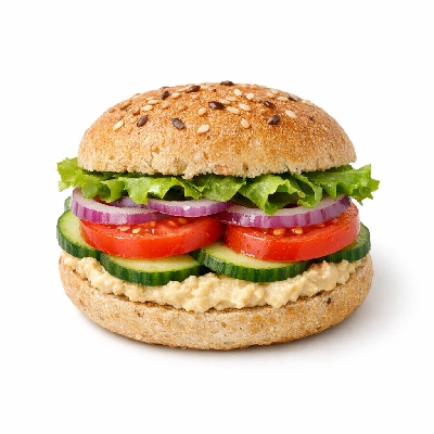 Which Wich Vegetarian Small Hummus Double