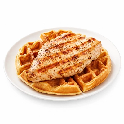 White Castle Breakfast Chicken & Waffles with Grilled Breast