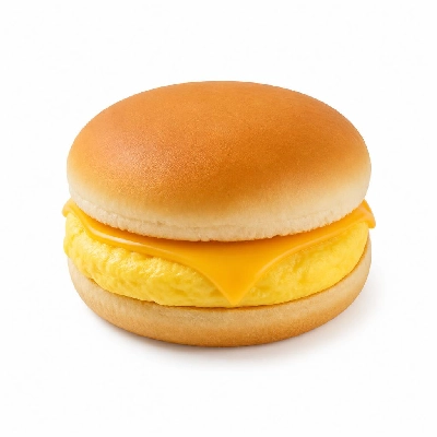 White Castle Breakfast Slider with Egg Cheese