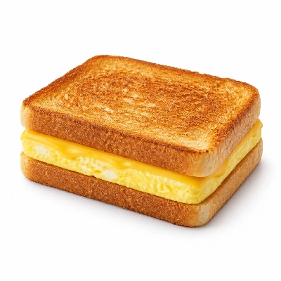 White Castle Breakfast Toast Sandwich with Egg Cheese