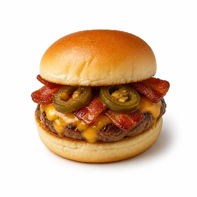 White Castle Sliders Double Bacon Jalapeno Cheese