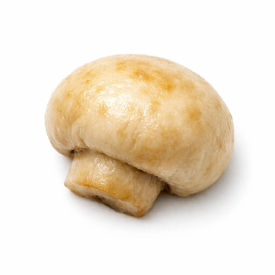 Mushrooms white microwaved