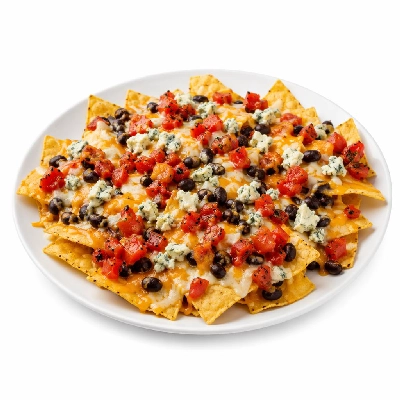 Whole Foods Market Recipes Appetizers Black and Blue Veggie Nachos with Fire Roasted Tomatoes