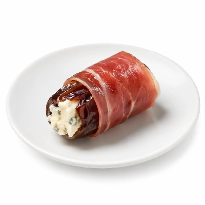 Whole Foods Market Recipes Appetizers Prosciutto Blue Cheese and Date Wraps