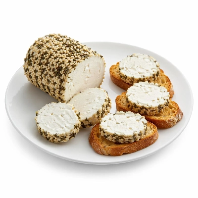 Whole Foods Market Recipes Appetizers Sesame Thyme Goat Cheese with Crostini